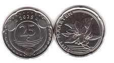 Sint Maarten - 25 Cents 2025 UNC Lemberg-Zp