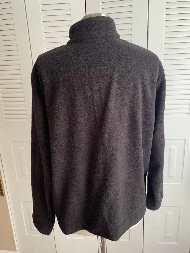 Pulôver feminino White Stag Natal 1/4 zíper preto fuligem tamanho XL 16/18 - Imagem 3 de 4