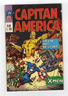 1971 MARVEL CAPTAIN AMERICA #133 & X-MEN #48 1ST BULLDOZER & MODOK ORIGIN ITALY