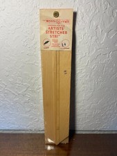 Vintage Myers Craft Artists' Canvas Pine Wood Stretcher Strips 14” 1 Pair NIP