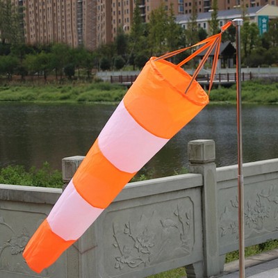 Airport Windsack Aus Nylon – Ripstop, Reflektierend, Ca. 0,8 M, Für Windmessung