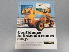 Rare Pettibone B66, B68, C8000 Extendo Forklift Sales Brochure