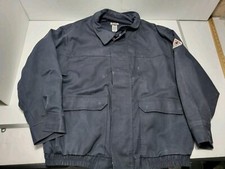 Bulwark Excel flame resistant zip up jacket XL-RG Navy Blue