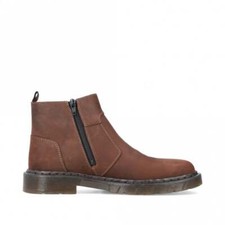Rieker 31650 Mens Warm Lining Casual  Zip   Boots
