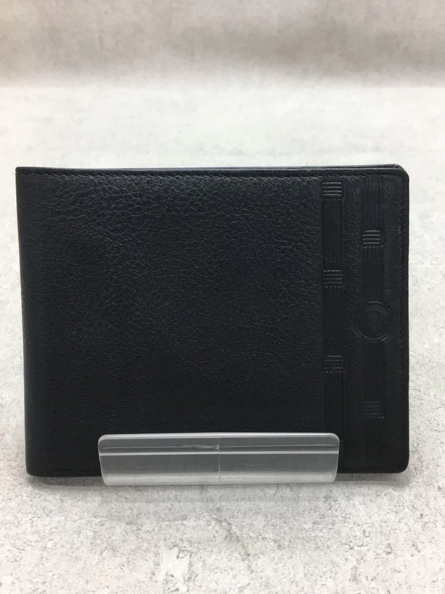 Christian Dior Portefeuille Plié Bi Pli Cuir Noir Homme T20798S Occasion