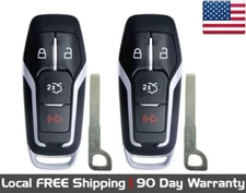 2x New Replacement Proximity Key Fob for Select Ford Vehicles 315 MHz