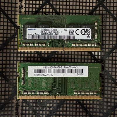 Lot 8x SAMSUNG 8GB 1Rx16 PC4-3200AA SODIMM Memory RAM M471A1G44BB0-CWE