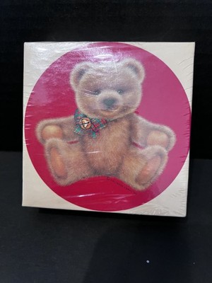 1979 Vintage Springbok Round Mini Puzzle Ginger Bear - New in Box