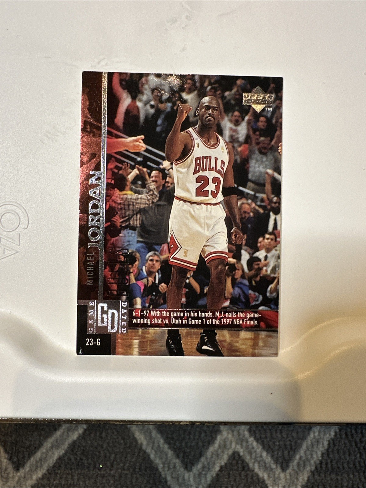 1997-98 Upper Deck - Michael Jordan #18 GD Game Dated Chicago Bulls