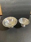 2 Sterling Silver Candy Dishes Weighted- 255 Grams - 4.25 X 2.75 & 5.75 X 3