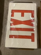 NEW 2 SIDED – Red LED Exit Emergency Sign Light - Standard - Battery Backup -