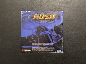 San Francisco Rush 2049 (Sega Dreamcast, 2000) Complete CIB Tested & Works!