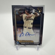 🔥2024 BLAKE BURKE 1st Bowman Chrome Draft Autograph Auto Rookie RC #CPA-BB🔥