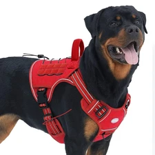 AUROTH Tactical Dog Harness for Large Dogs No Pull Adjustable Pet Harness...