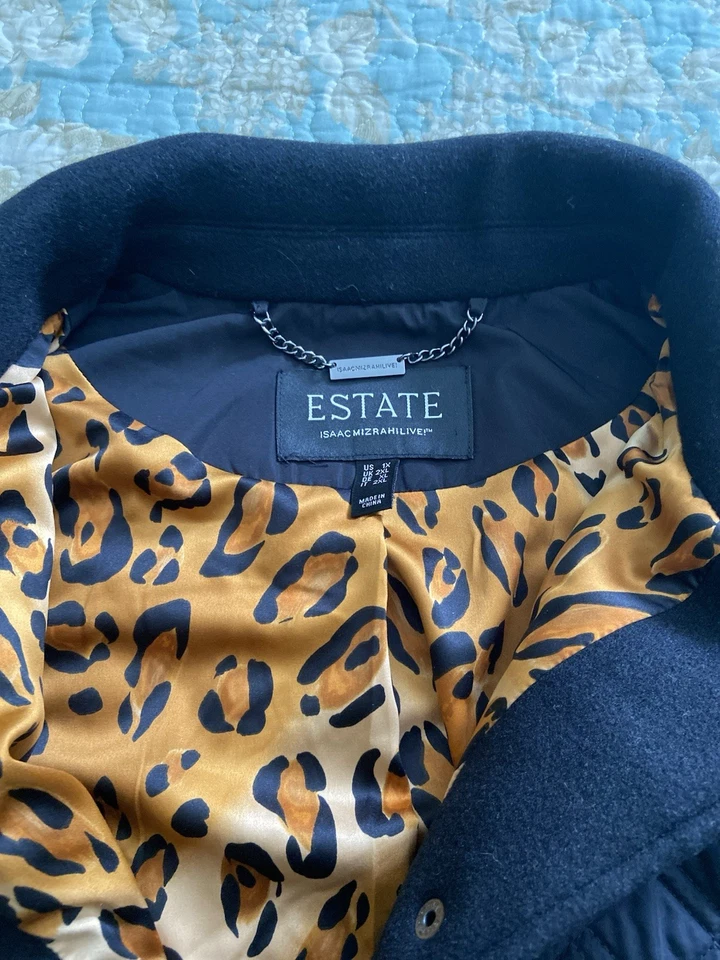 Chaqueta acolchada Isaac Mizrah Live Estate para mujer, 1X Foto 3 de 4