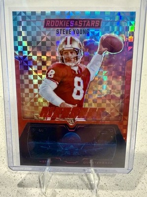 2025 Panini Rookies & Stars - Airborne Steve Young #17 Red Plaid