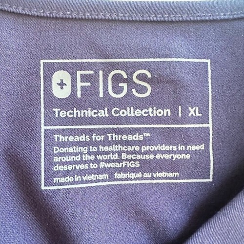 Scrub Top Fichi Casma Tre Tasche Navy Scrub Collezione Tecnica Donna XL - Foto 8 di 8