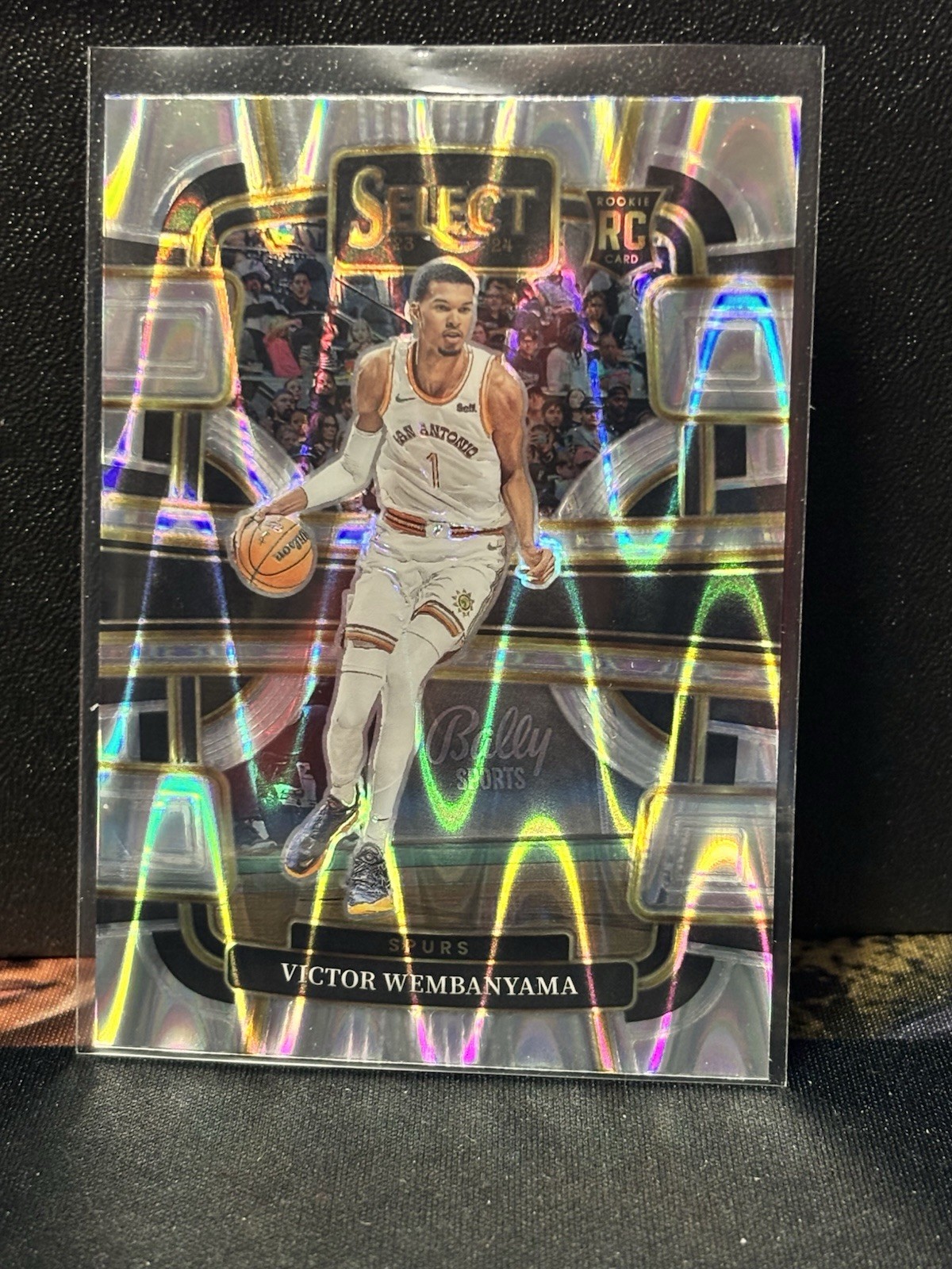 2023-24 Panini Select Victor Wembanyama Concourse #87 Tectonic Prizm Rookie