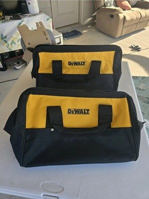 DEWALT 2-PACK OEM CONTRACTOR TOOL BAG CARRY CASE (1) 17''X12''X11'' (1) 19''X12''X11''