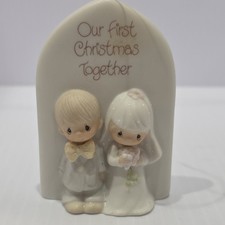Our First Christmas Together Plaque 1982 Precious Moments Ornament E-2385 Japan