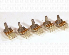 Alpha 10K Ohm Vertical Mount Pot Potentiometers B10K B10K Lot Of 5