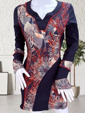 Joe Browns Dress UK 10 Navy Red Floral Bodycon Stretch Midi RRP £60