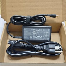 Genuine 65W USB-C Charger For HP EliteBook x360 830 840 G5 L67440-001 L65505-002