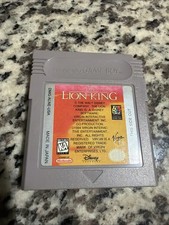 The Lion King GB (Nintendo Gameboy) Game Cart Only, TESTED & WORKING!