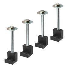 4pcs Truck Tool Box Mounting Kit - Upgraded 1-18 X 1-116 X 3-58 Black