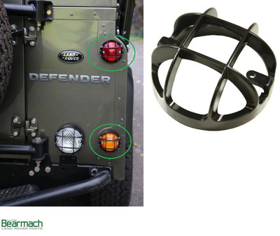 LAND ROVER DEFENDER 1987-2016 LAMP GUARD TO SUIT 74MM LAMP BA 012D ONE GUARD ABS