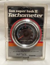 Nos Sun Super Tach Ii 8000 Rpm Muscle Car Tachometer Hot Rat Rod Cp 7901 New