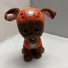 Ty Beanie Boos PAW Patrol Zuma Plush Brown Dog Orange Vest Puppy 6" Toy 2017