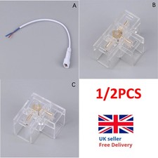Splicing Connector For Honeycomb Hexagon LED Tube Ceiling Light Car Cables 1/2PC