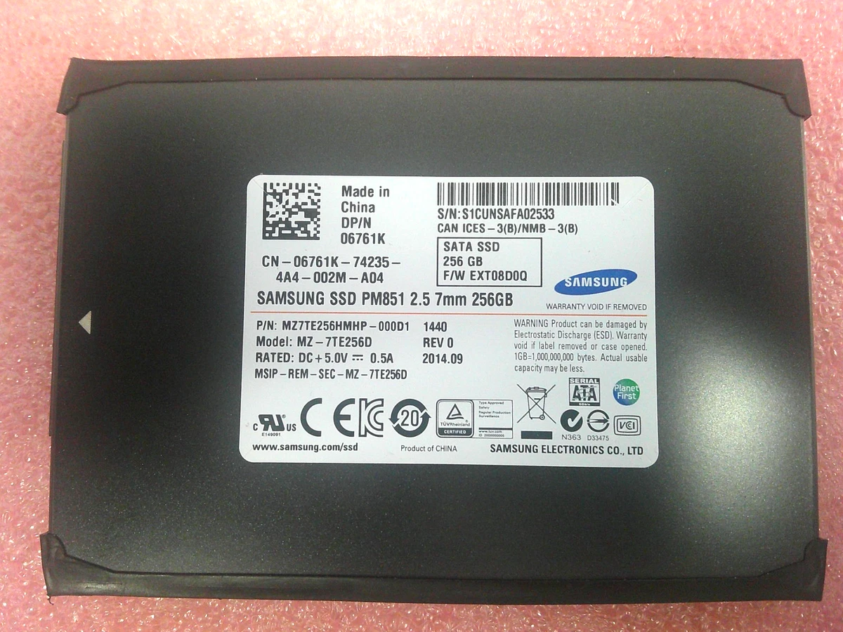 SAMSUNG SSD 256GB MZ7LN256HAJQ MZ-7LN256C SATA｜Yahoo!フリマ（旧