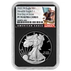 2021-W Proof $1 Type 1 American Silver Eagle NGC PF70UC FDI Black Label Retro