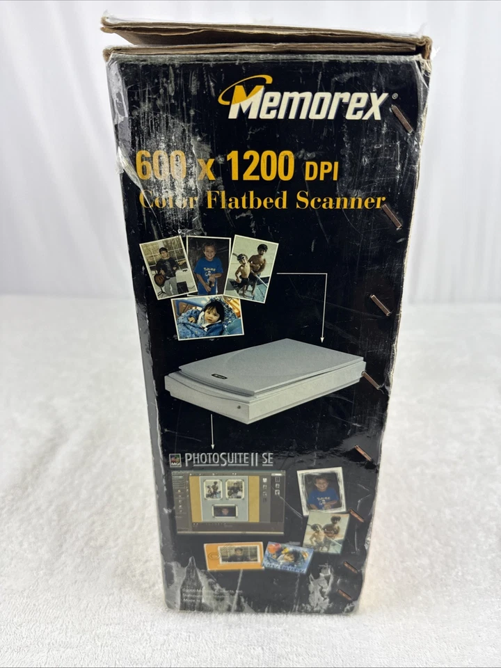 Memorex Maxx Scan 6136U Color Flatbed Scanner 600 x 1200 DPI USB - NEW - Image 3 of 4