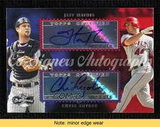 2006 Topps Co-Signers Dual Auto Jeff Mathis Chris Snyder #CS-23 Auto READ ow6