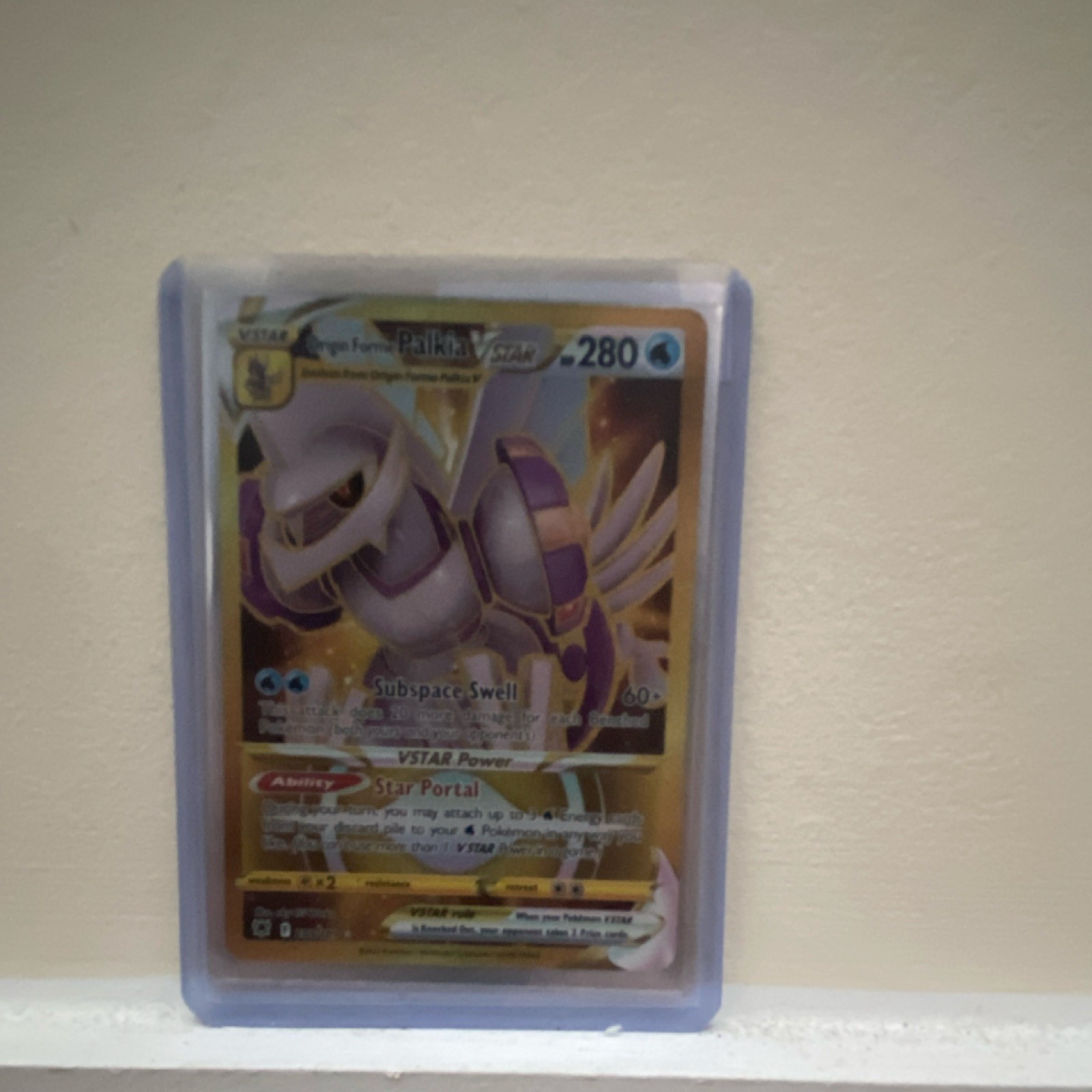 Origin Forme Palkia VSTAR Secret Rare 208/189 Astral Radiance Holo 280 HP