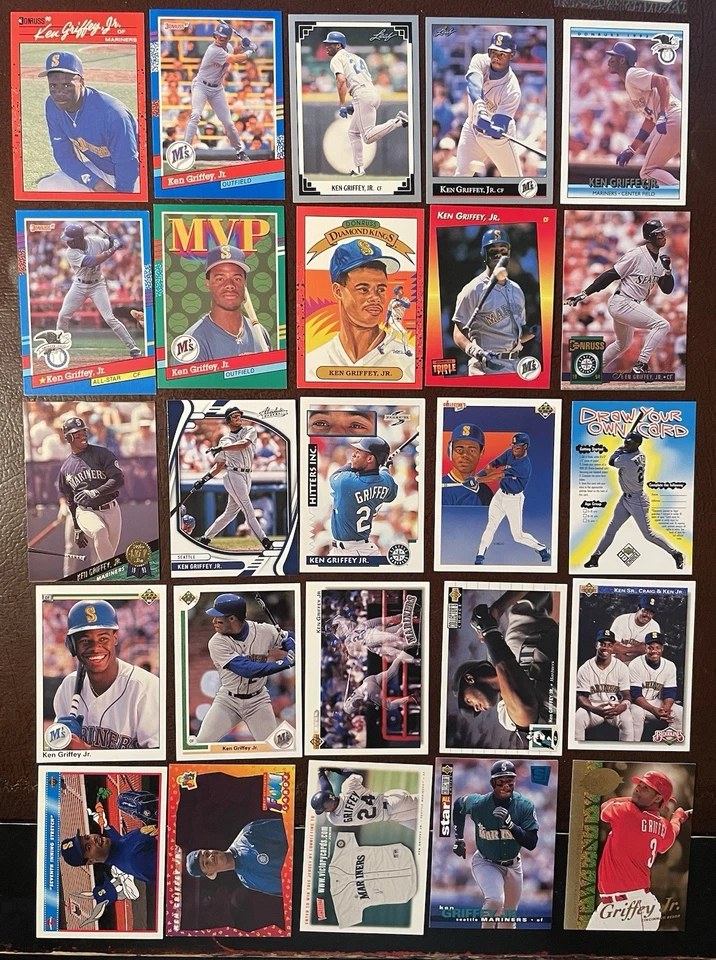 Lote de 50 cartas Ken Griffesy Jr. sem duplicatas sem duplicatas - Imagem 2 de 2