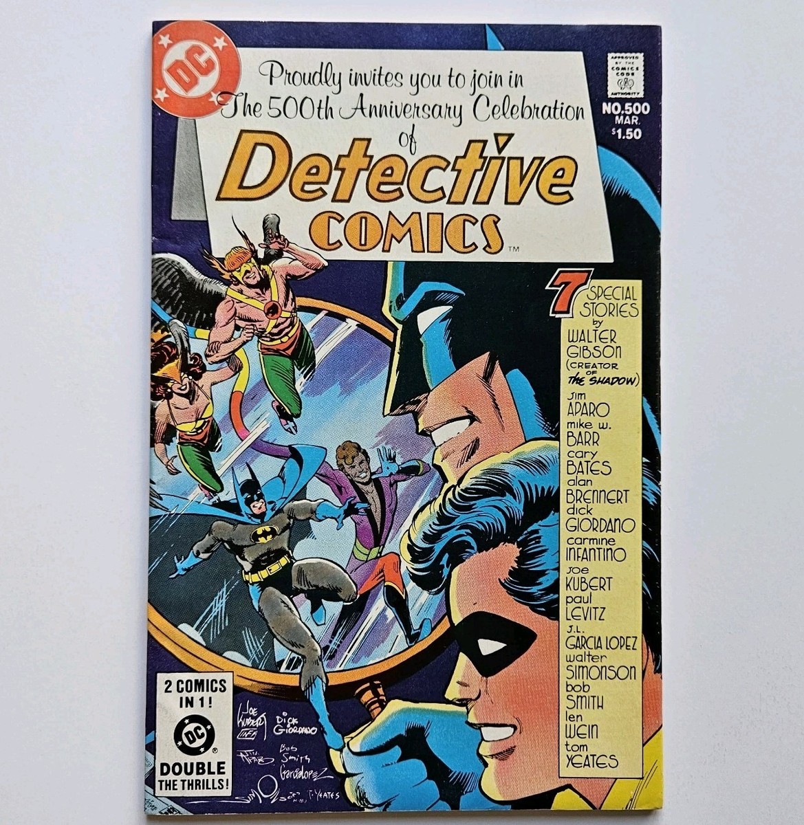 DETECTIVE COMICS #500 Comic Book DC 1981 FINE BATMAN 500th