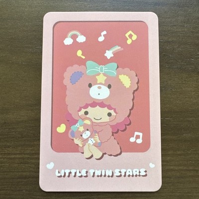 Sanrio Little Twin Stars Korean Prompt Card 2023 Friend Bear Costume Kawaii