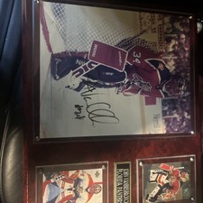 signed john Vanbiesrouick florida panthers hockey rare