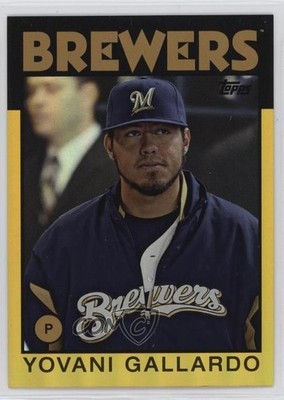 2014 Topps Archives Gold 62/199 Yovani Gallardo #133 0q3