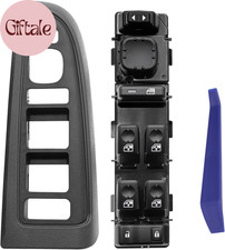 Master Power Window Switch Control Button  Bezel Compatible with 2003-2007 Chev