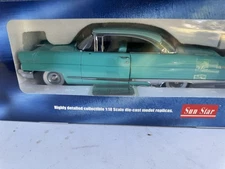 Sun Star NO.4652 1956 LINCOLN PREMIERE HARD TOP (Taos Turquoise/Summit Green)