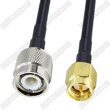 SMA Male to TNC Male Plug Connector Lot RF Jumper Pigtail Coaxial RG58 Cable
