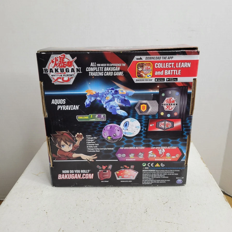 Bakugan Battle Planet Resurgence Aquos Pyravian Starter Set - Imagem 4 de 4