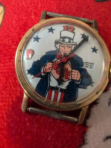 Vintage Timex 70’s Mercury “Vote” Men’s Watch W/Date - Mechanical - Working!