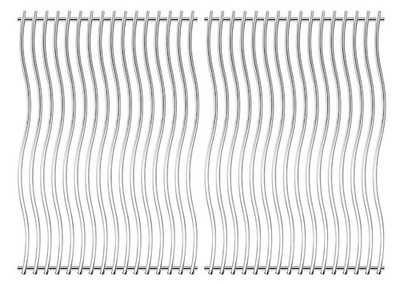 Cmanzhi 2-Pack 17.75'' Stainless Steel Cooking Grids for Napoleon Rogue 425