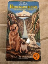 Homeward Bound The Incredible Journey Walt Disney VHS Movie Tape